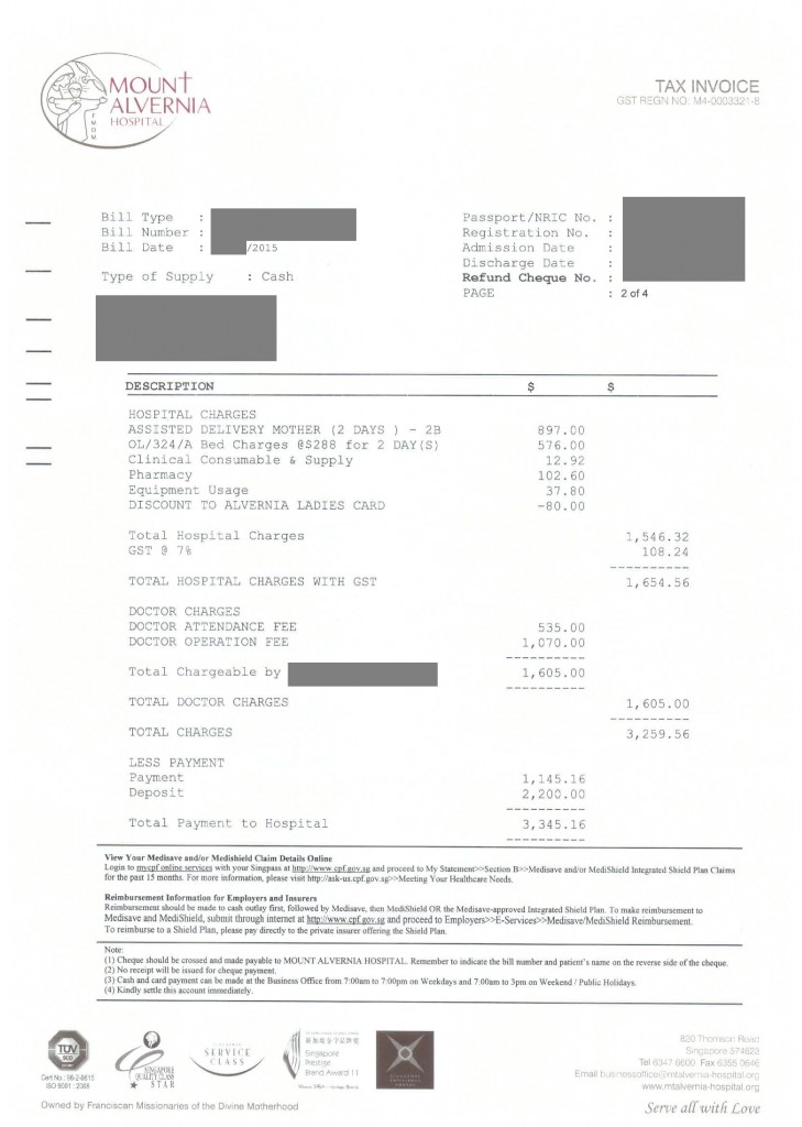 Mt Alvernia Hospital Bill_Assisted Delivery_2-bedder_3D2N-page-001