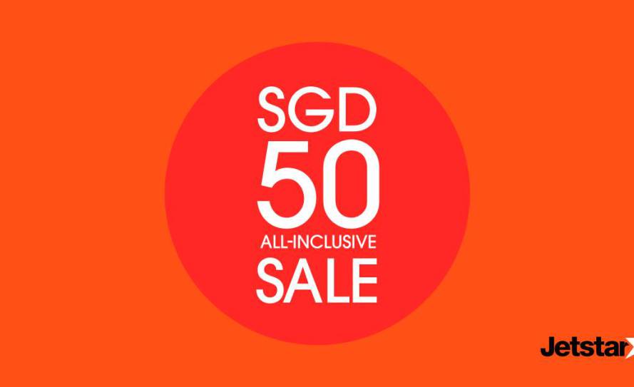 Jetstar SG50 offer